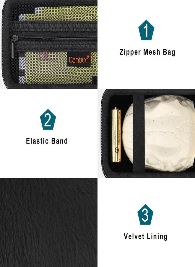 Canboc Carrying Case for Bitzee Jurassic World Interactive Dinosaur Toy Digital Pet, Mesh Pocket fits Batteries, Instruction, Black(Case Only) - Image 5